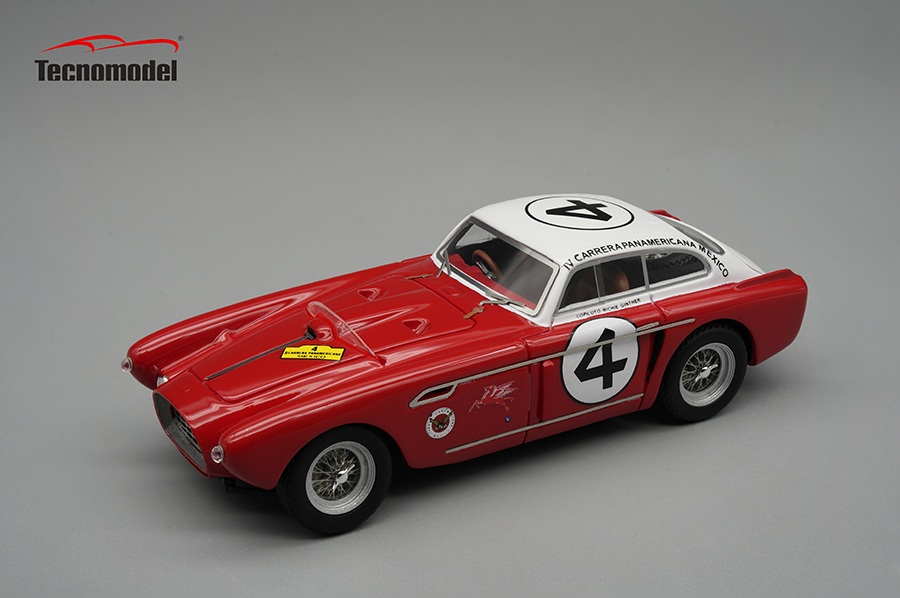 (image for) Ferrari 340 Mexico #4 - P.Hill / R.Ginther - 1953 Carrera Panamericana